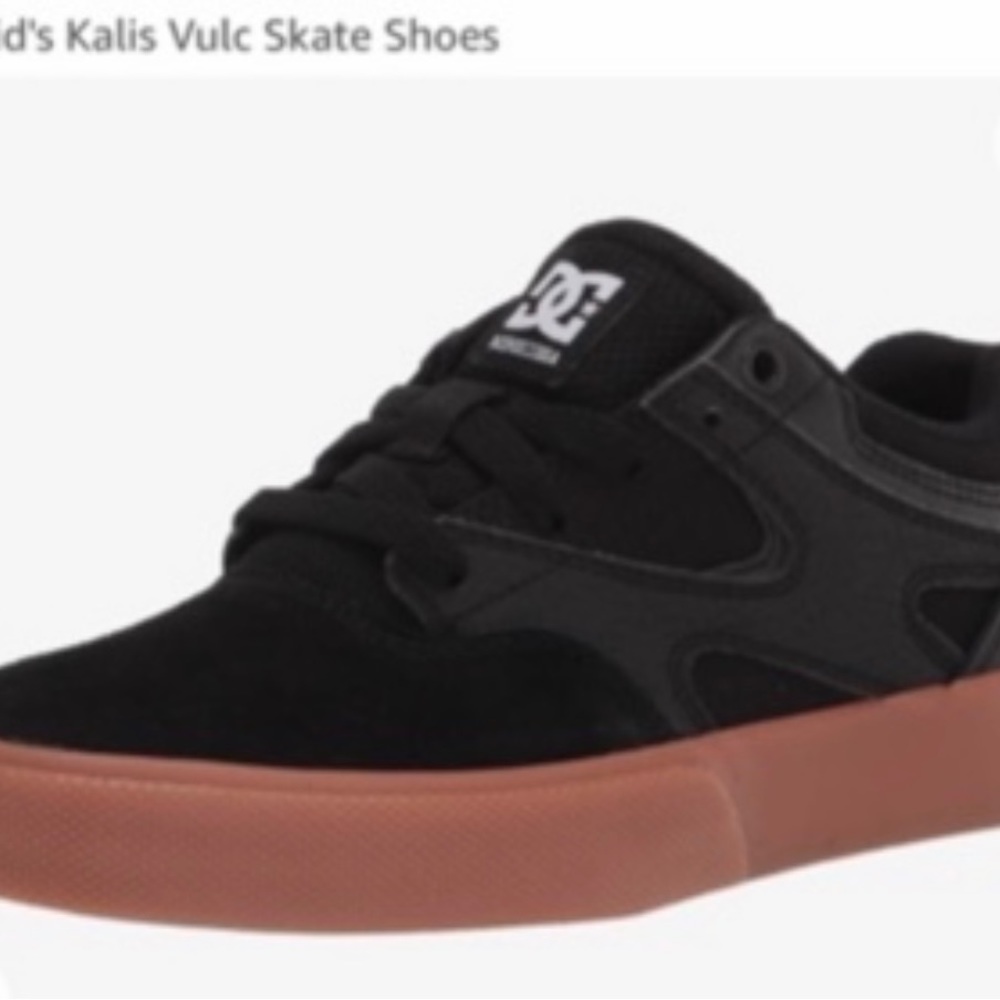 Kids DC Kalis Volc Skate Shoes - Picture 2 of 7